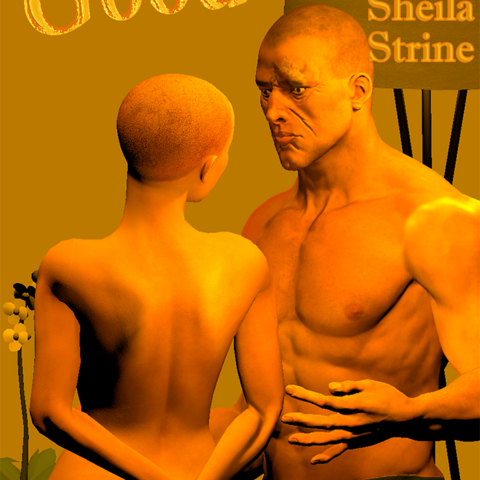 Leaving a corner artistically bare had led to placing the title where it could barely be read, so we shifted it up.