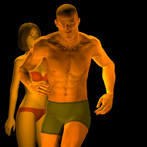 4.	Quinn’s model is not as lively as Sam’s, so we hide her behind Sam.